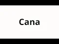Download Lagu Hoe spreek je Cana uit