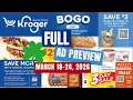 BOGO WEEKS Kroger FULL Ad for - NEW Weekly Digitals 3 Day Sale MORE