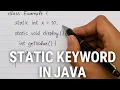 Static keyword in Java With Code Example