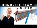 Concrete Beam Shear Design Example Using ACI 318