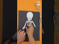 Easy skeleton craft for kids