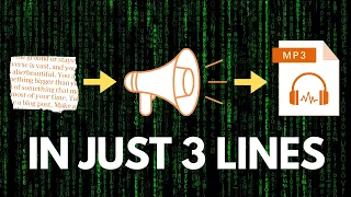 Convert Text to Speech and Save as MP3 in Python Easily