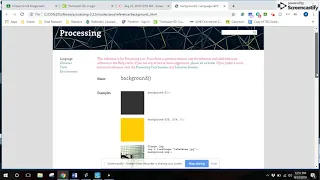 Processing Tutorial Changing Colors and Reference Menu