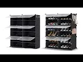 HOMIDEC Shoe Rack Organizer 6 Tier Shoe Storage Cabinet 24 Pair Shoe Organizer Unboxing and setup