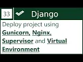 33 Host Django project using Gunicorn Nginx and Supervisor By Hardik Patel