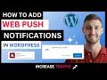 Add Web Push Notification Free One Signal Subscriber Slider For WordPress website