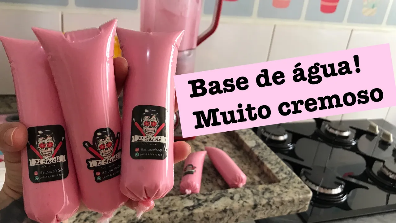 Fazendo geladinho de abacate cremoso. 