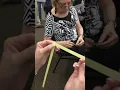 Easy Make Cross From Palm Leaf Try and Teach Thanks Madame