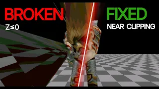 Why Z below 0 is a 3d Engine Nightmare