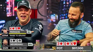 Big Poker Hand Daniel Negreanu vs Eric Persson on High Stakes Poker