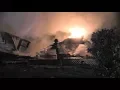 LaFayette firefighters battle fully involved structure fire on Glenn Street