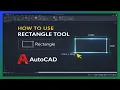 How to use the Rectangle Tool in AutoCAD