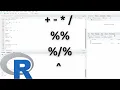 R Tutorial Basic Math Operations