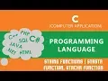 58 String Functions Strstr function Strchr function in C Programming Language - C Language