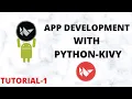 Kivy python tutorial to make a simple App Installation