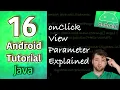 Android App Development Tutorial 16 - onClick View Parameter Explained Java