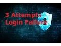 Advance login with 3 attempts using net and sql Visual Studio