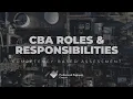 Competency-Based Assessment CBA Roles Responsibilities