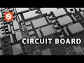 Create Sci-Fi Circuit Board Computer Chip Patterns in Substance Designer