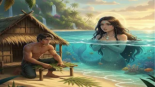 قصة الرجل الذي تزوج جنية من البحر بشرط عجيب وكيف كشف السر وأصبح ملك الجزيرة 