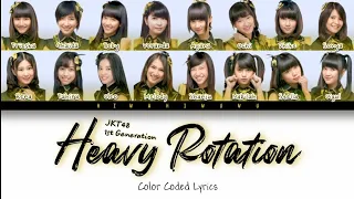 Download JKT48 - Heavy Rotation | Color Coded Lyrics MP3