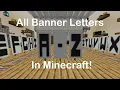 Minecraft How to make Banner Letters