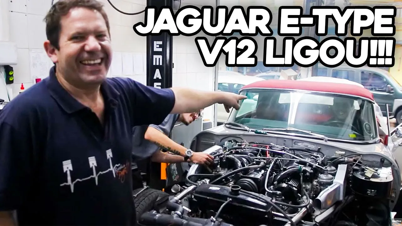 RARÍSSIMO JAGUAR E-TYPE V12 DE R$1 MILHÃO DE REAIS ESTÁ PRONTO E RONCANDO ALTO!! ????????