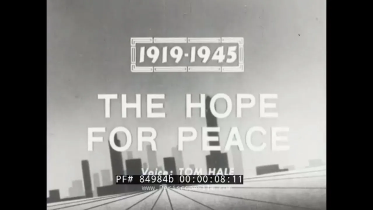 YESTERDAY'S NEWSREELS   PEACE BETWEEN WWI-WWIi  LEAGUE OF NATIONS   FIRE IN MANILA 84984b