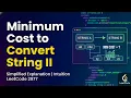 Minimum Cost to Convert String II Simplified Explanation Leetcode 2977