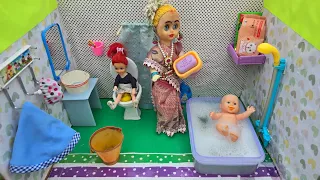 Barbie Doll All Day Routine In Indian Village/Radha Ki Kahani Part -726/Barbie Doll Bedtime Story||