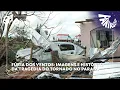 Lagu Fantástico traz imagens e histórias da tragédia causada por um tornado que deixou mortos no Paraná