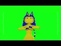 Ankha Dance 3D Footage Chromakey 3