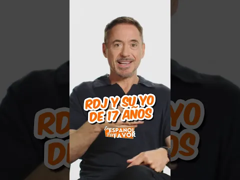 Lo que Robert Downey Jr. le diría a su YO de 17 años 🥹 #español #curiosidades