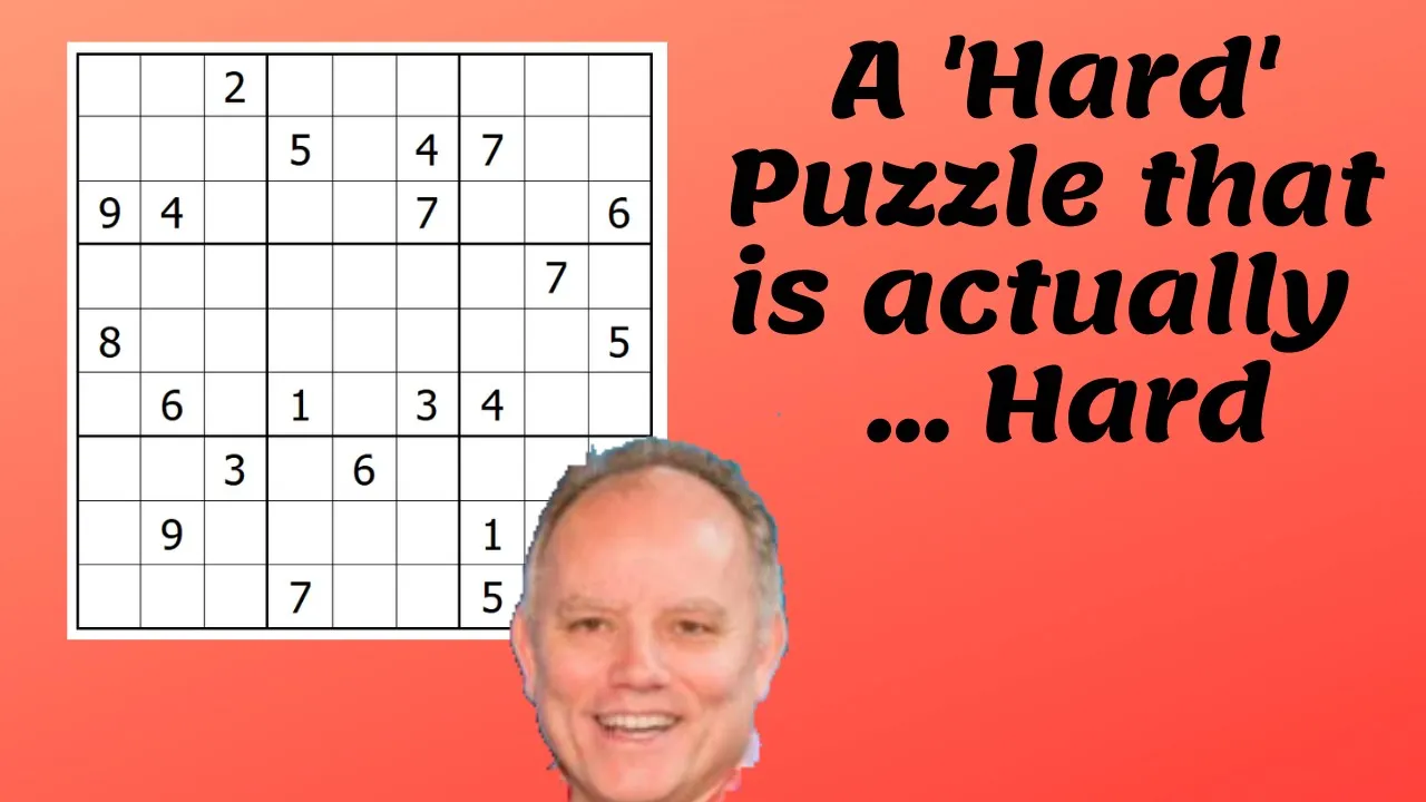 A 'Hard' Puzzle that is actually ... Hard