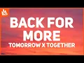 Download Lagu TOMORROW X TOGETHER \u0026 Anitta - Back For More (Lyrics / Letra)