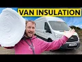 THE BEST INSULATION FOR A CAMPER VAN FORD TRANSIT