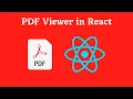 React-PDF PDF Viewer in React JS