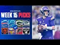 NFL Predictions and Best Bets For EVERY Week 15 Game Bears vs Vikings MORE