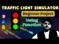 How to Create a Traffic Light Simulator in HTML CSS and JavaScript Hindi Tutorial