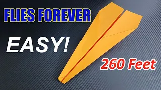 how to make paper airplane easy that fly far paperplaneschannel