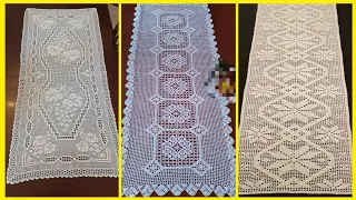 100 Dazzling Simple Crochet Fillet Table Runner Pattern Ideas