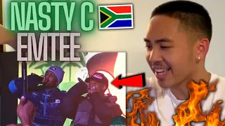 nasty c ft emtee born to win full song american reaction south african rap music 