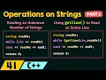 Operations on Strings Part 1