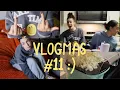dancing to JB in our kitchen making popcorn VLOGMAS