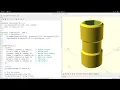 OpenSCAD Stacking Cylinders with Recursive Modules
