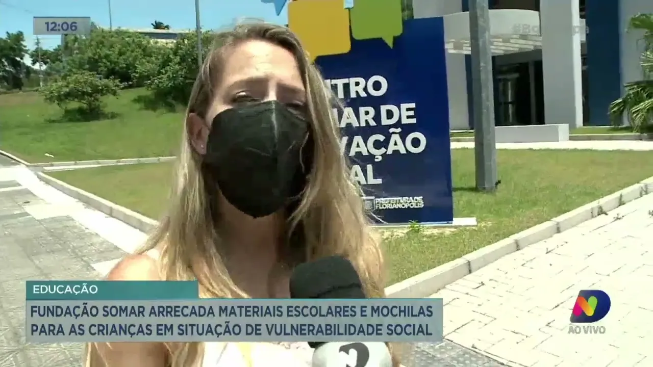 Fundação Somar arrecada materiais escolares para crianças em situação de vulnerabilidade social