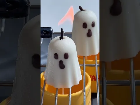 촛불 없이 불붙는 기특한 유령 팝케이크 Ghost Candle Cake Pops