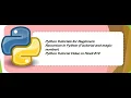 How to use Recursion In Python Python Tutorial in Hindi Python Tutorial For Beginners