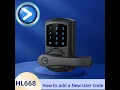 How to add a new user code HL668