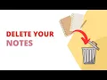 Delete More Notes